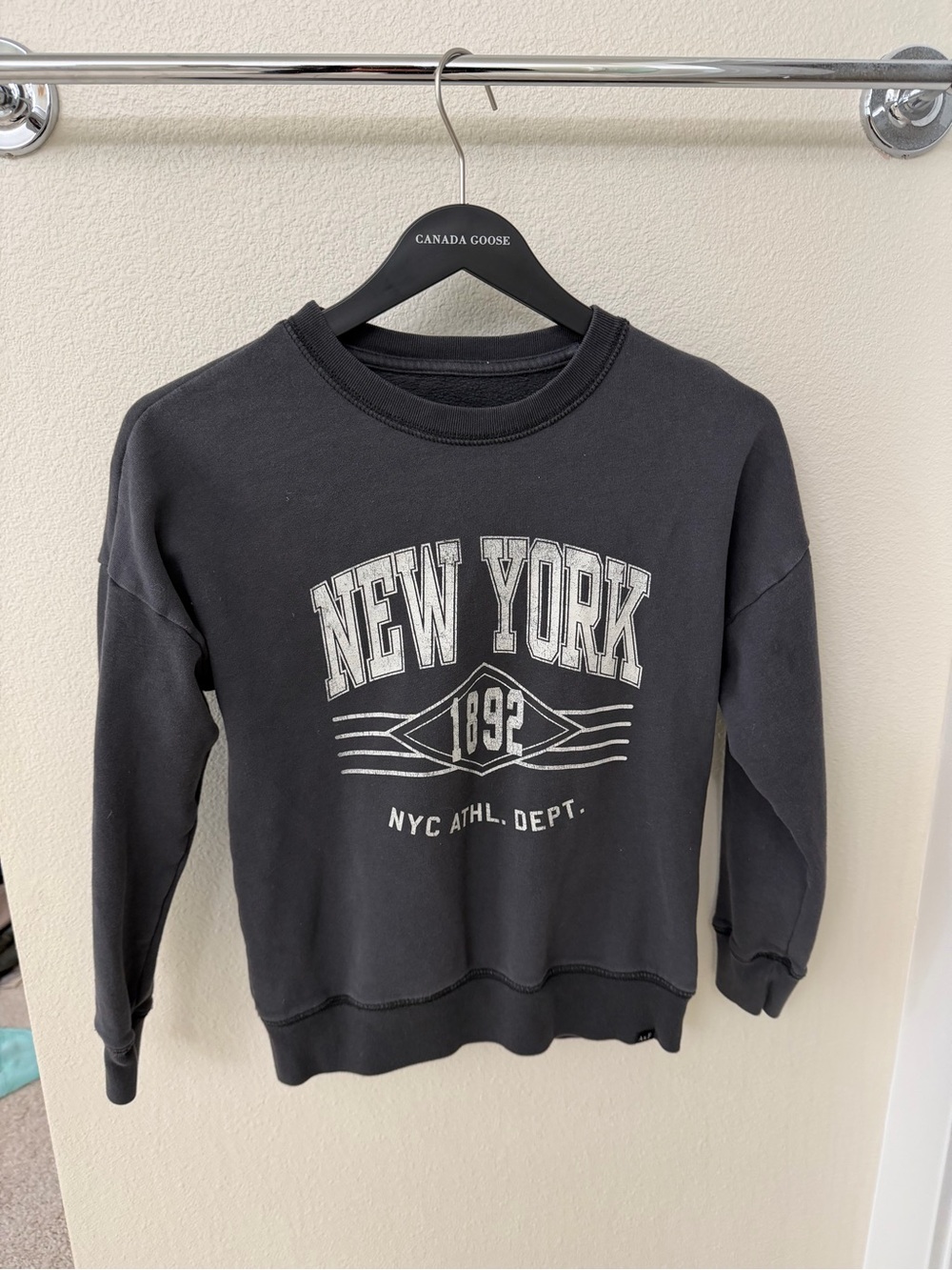 abercrombie kids Black New York Graphic Sweatshirt